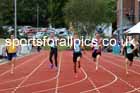 Decathlon 100 metres, 2024 EAP International Combined events, Hewcham, Northumberland.  Photo: David T. Hewitson/Sports for All Pics